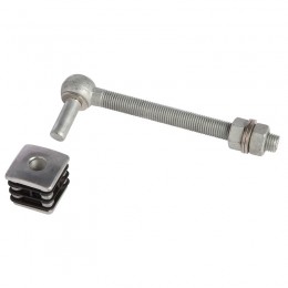 Charnière inox tube 40 - Tige 160 (par 2 pièces)