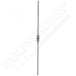 Barreau de diamètre 12mm, Longueur 1000mm - 1 noeud