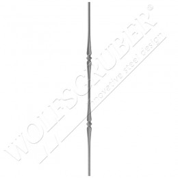 Barreau de diamètre 14mm, longueur 1000mm - 2 noeuds