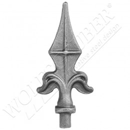 Pointe de lance rond - Dimension 130x60