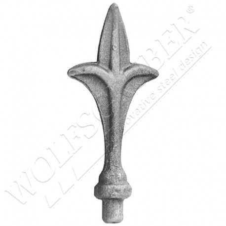 Pointe de lance pour barreau rond