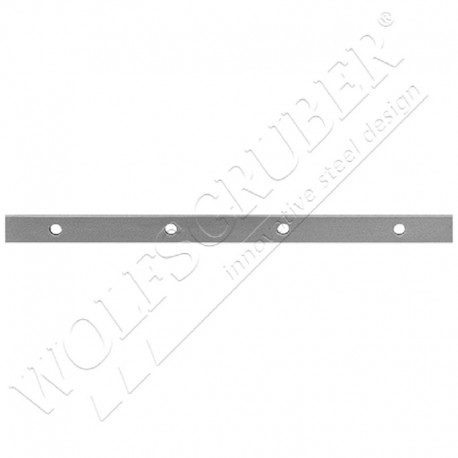 Traverse à trous en fer forgé - Dimension 25x8