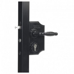 Serrure type fer forgé coffre 90 profil 40/50 - Portail battant