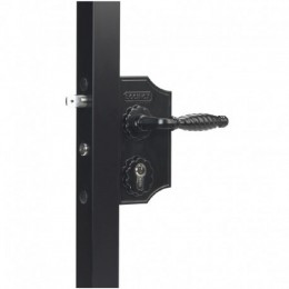 Serrure type fer forgé coffre 80 profil 40 - Portail battant