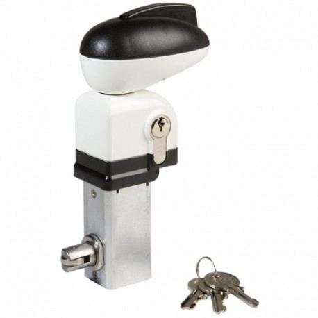 Serrure pour portillon de piscine - Coffre noir