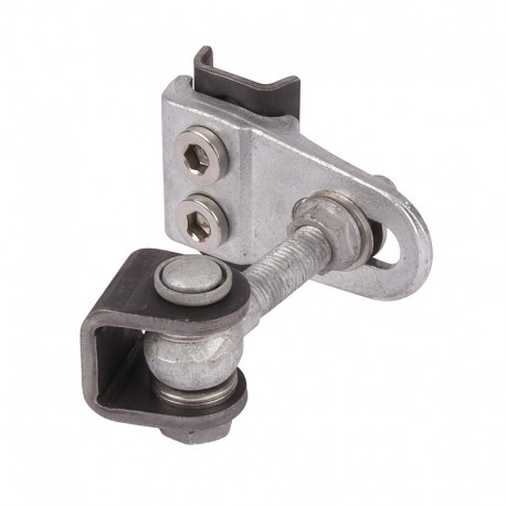 Charnière réglable 4D zinguée - M16 (2 pièces)