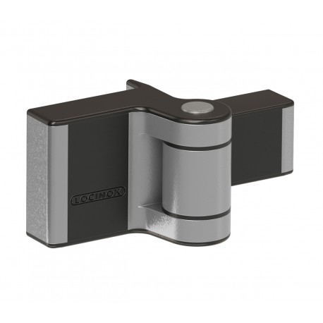 Charnière 180° réglable sur 2 dimensions