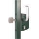 Serrure type industriel coffre vert profil 50 - Portail coulissant
