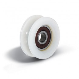 Roue nylon diamètre 50 avec roulement à bille