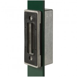 Boîtier alu pour profil plat - Portail coulissant