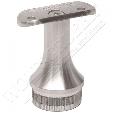 Support de main courante fixe rond - Diamètre 33,7