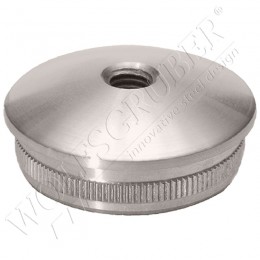 Embout bombé fileté en inox - Diamètre 33,7